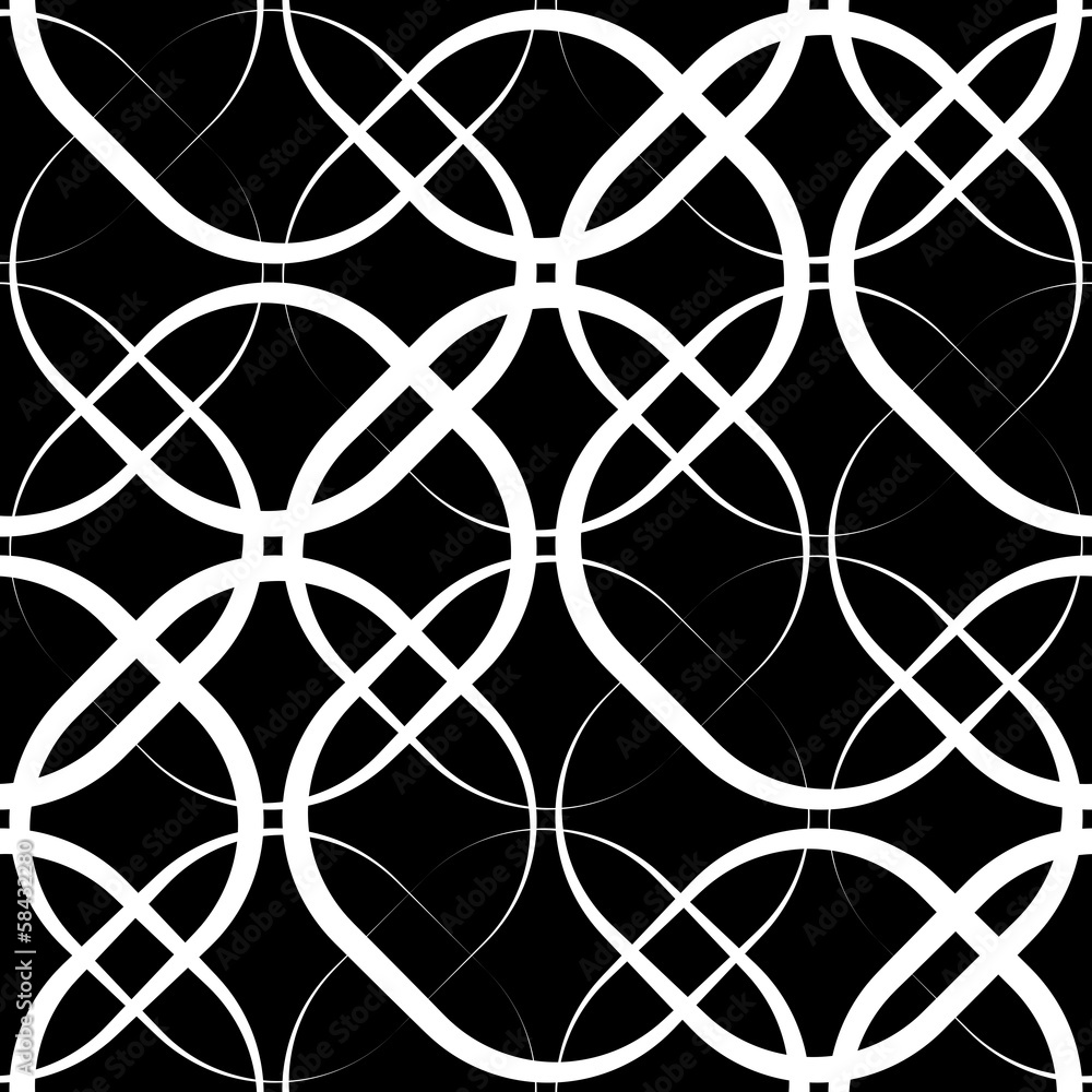 Naklejka premium Monochrome Geometric Background