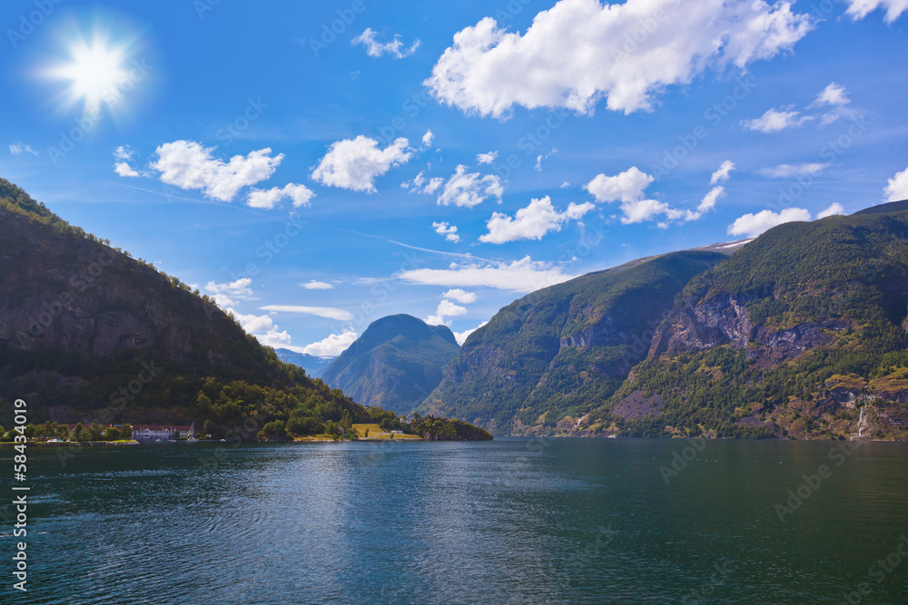 Fjord Sognefjord - Norway