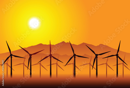 Wind electricity generators and windmills