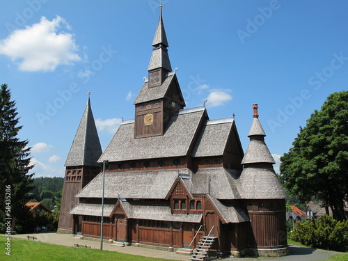 Gustav-Adolf Stabkirche in Hahnenklee(Harz) photo