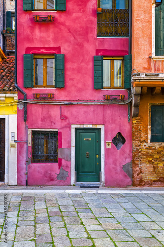 Colorful Venetian Houses, Italy