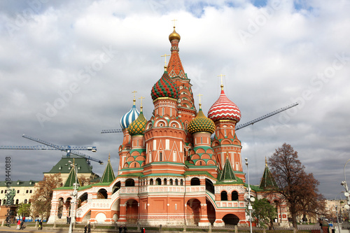 Intercession Cathedral St. Basil s on Red square  Moscow  Russia