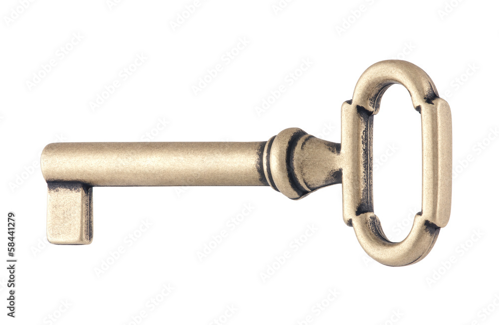 Key isolated on white with clipping path Key isolated on white with clipping path