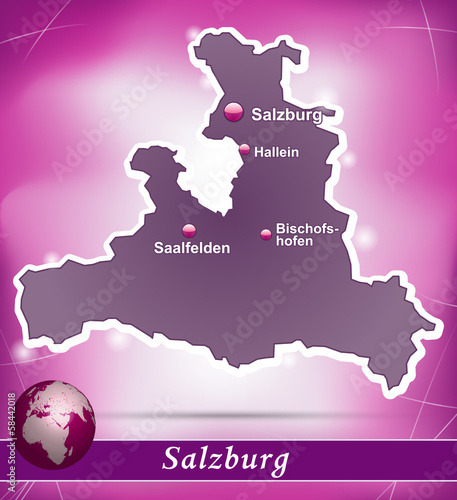 Salzburg Abstrakter Hintergrund in Violett