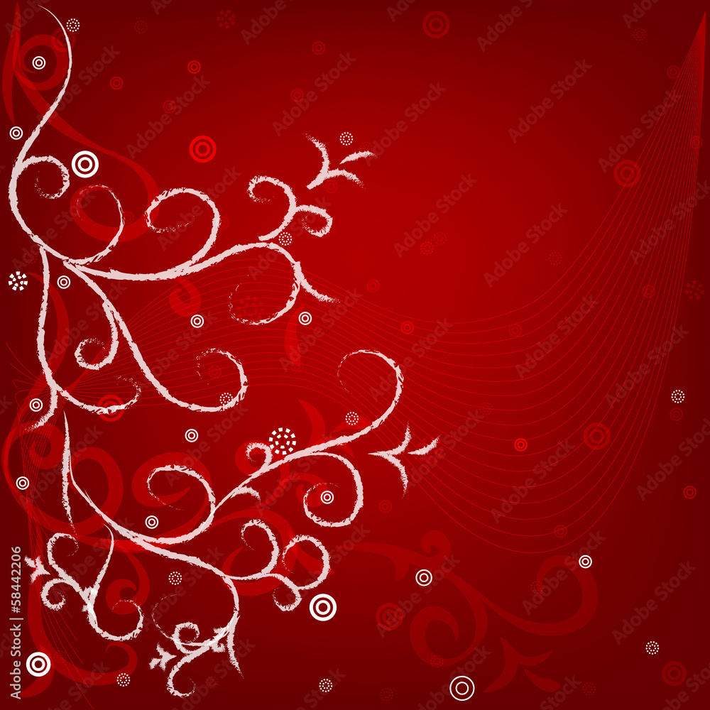 abstract background red