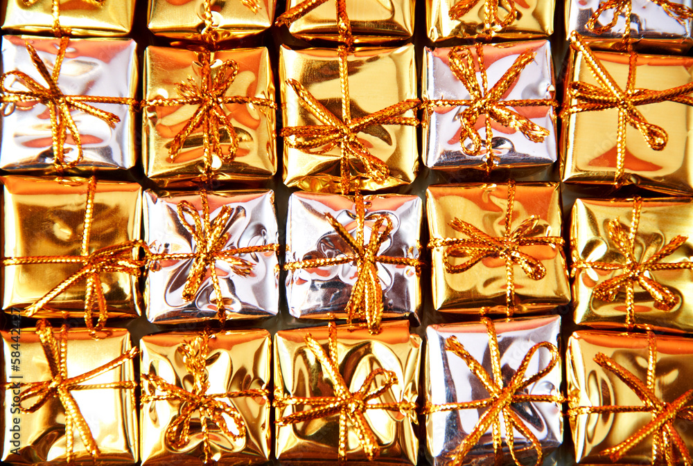 Gift boxes on white background Gift boxes on white background