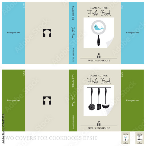 Copertine per libro di cucina