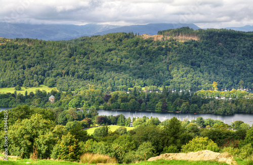 View of Windermere from above