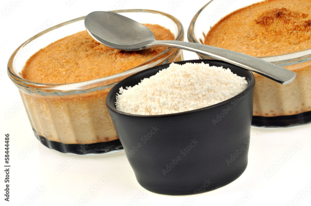 Flans à la noix de coco Flans à la noix de coco