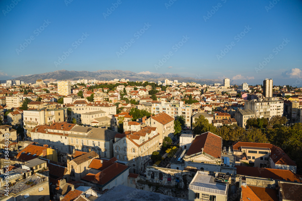 Split. View from bell tower20