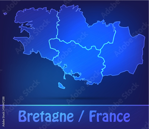 Bretagne als Scribble