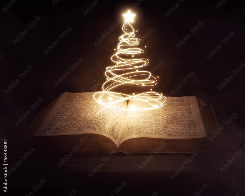 Obraz premium Christmas Bible