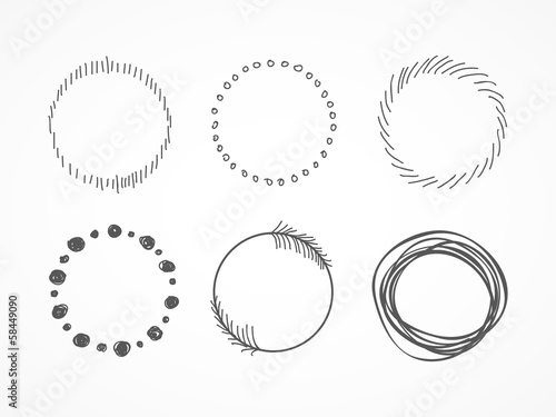Hand drawn circles III