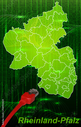 Rheinland-Pfalz mit Grenzen im neuen Netzwerkdesign