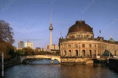 Bodenmuseum in Berlin with Alexander Square at the background photo