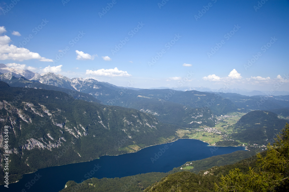 Obraz premium Natinoalpark Triglav - Bohinj See
