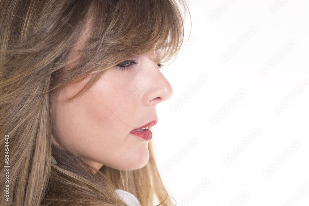 Blond girl portrait