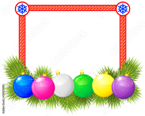 Christmas congratulatory frame