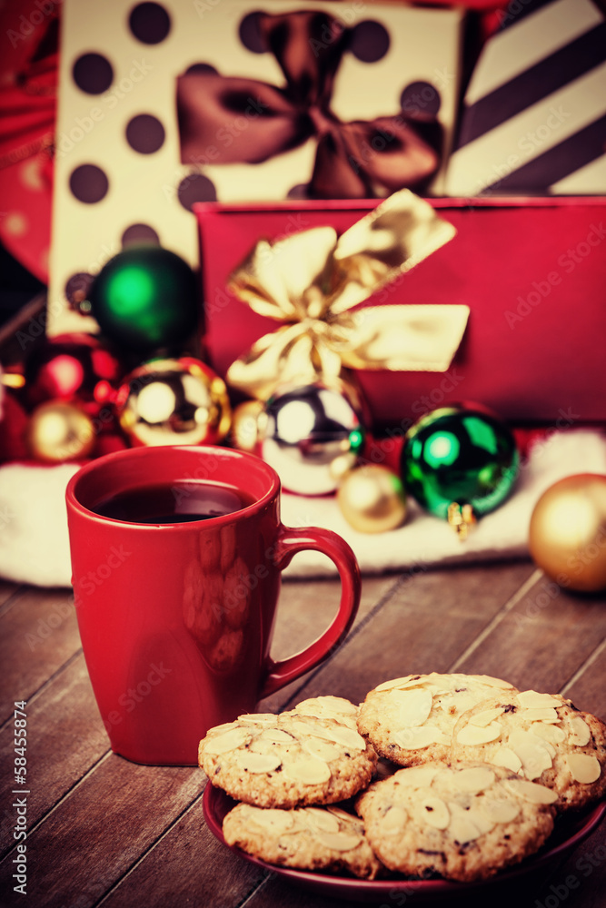Cookies and cup of coffee Cookies and cup of coffee