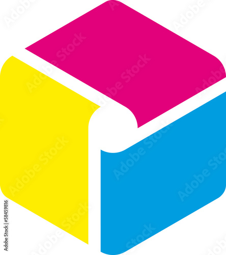 cubo cyan magenta giallo