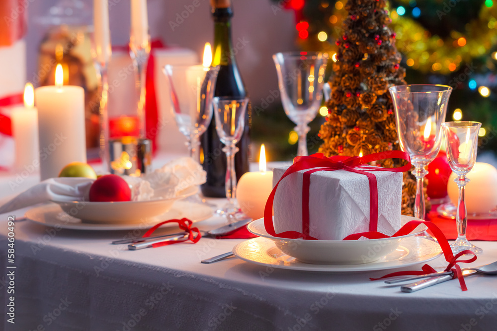 Naklejka premium We wish you a Merry Christmas