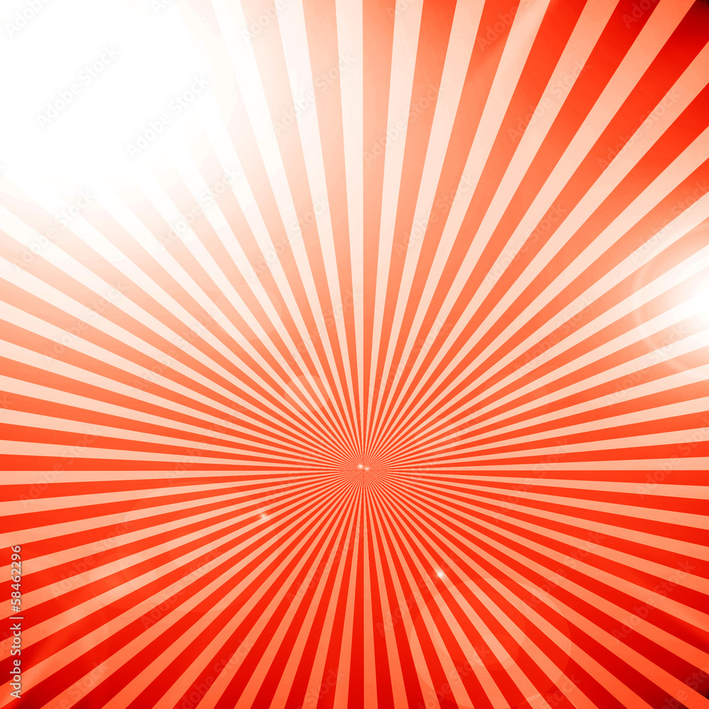 Fototapeta premium soft red rays