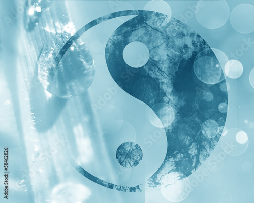 Fototapeta yin yang sign