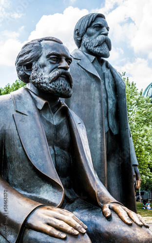 Marx and Engels photo