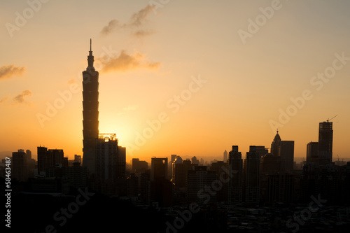 Sunset cityscape © ChenPG