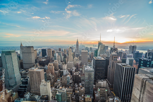New York City Manhattan buildings skyscrapers  © blvdone