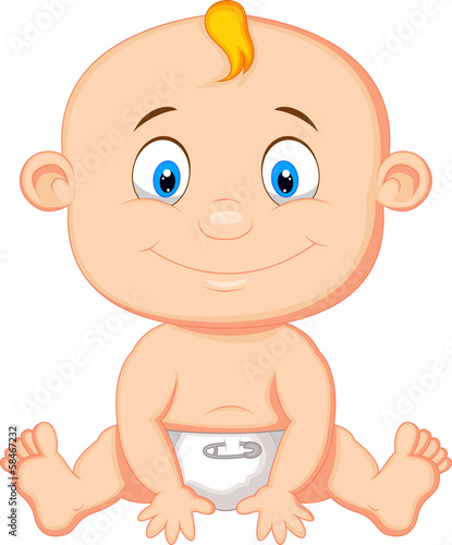 Baby boy cartoon