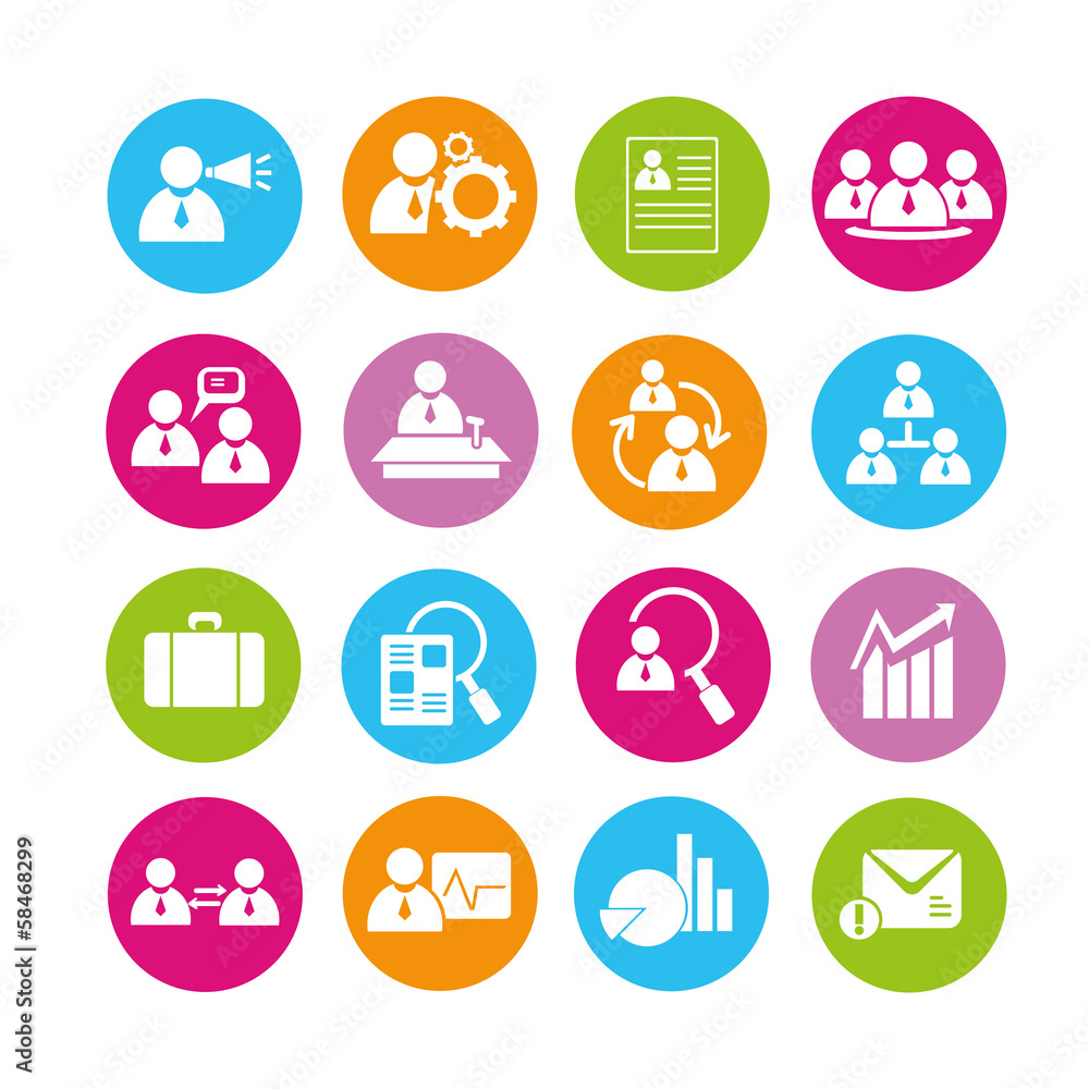 business management icons business management icons