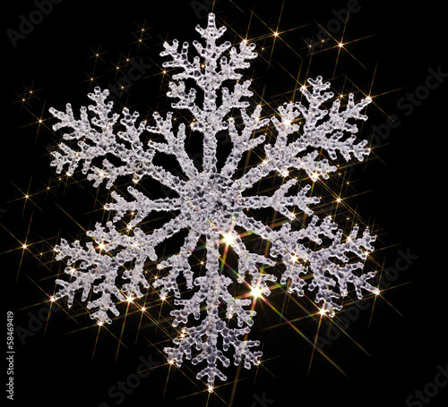 twinkling snowflake photo