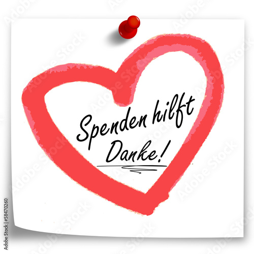 Spende hilft Danke!