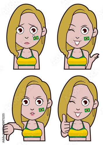 ブラジル代表サポーター3