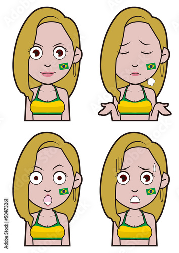 ブラジル代表サポーター1