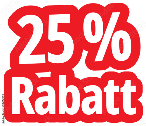 25 % Rabatt