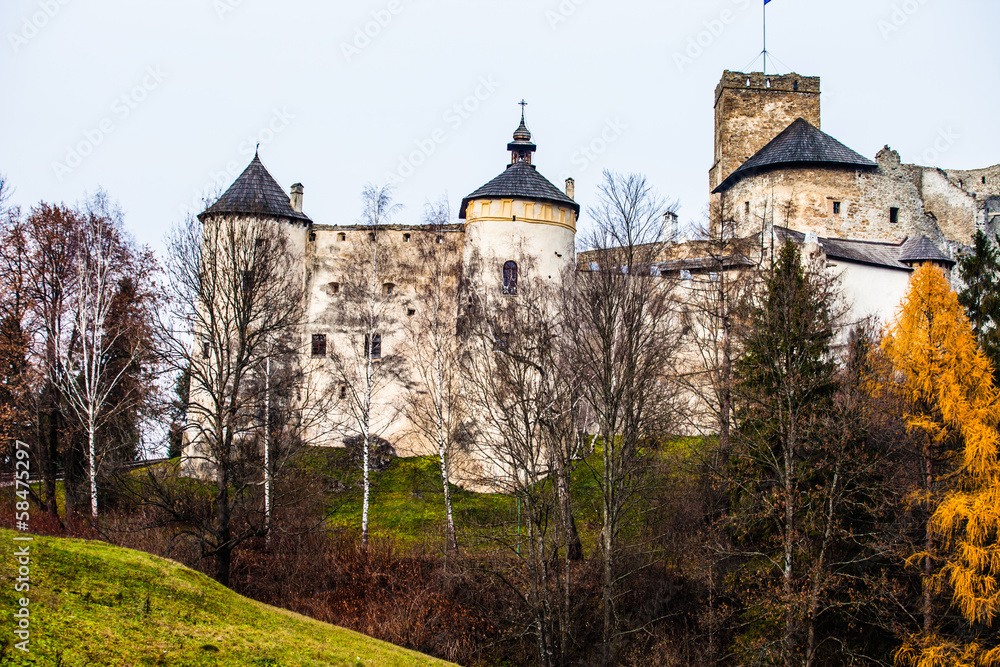 Niedzica Castle at Czorsztyn Lake in Poland Niedzica Castle at Czorsztyn Lake in Poland