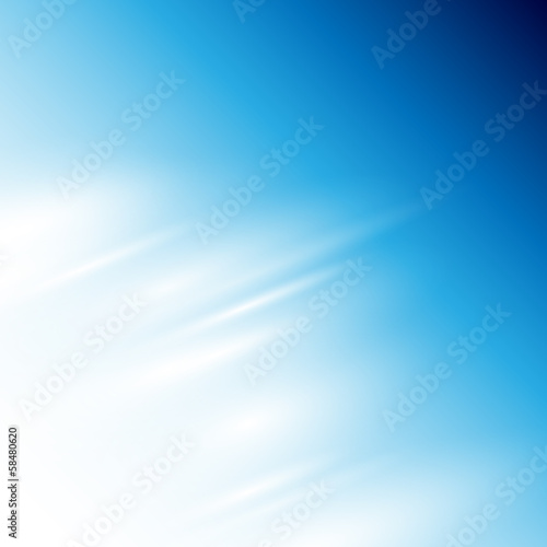 Blue Abstract Background - Vector Illustration