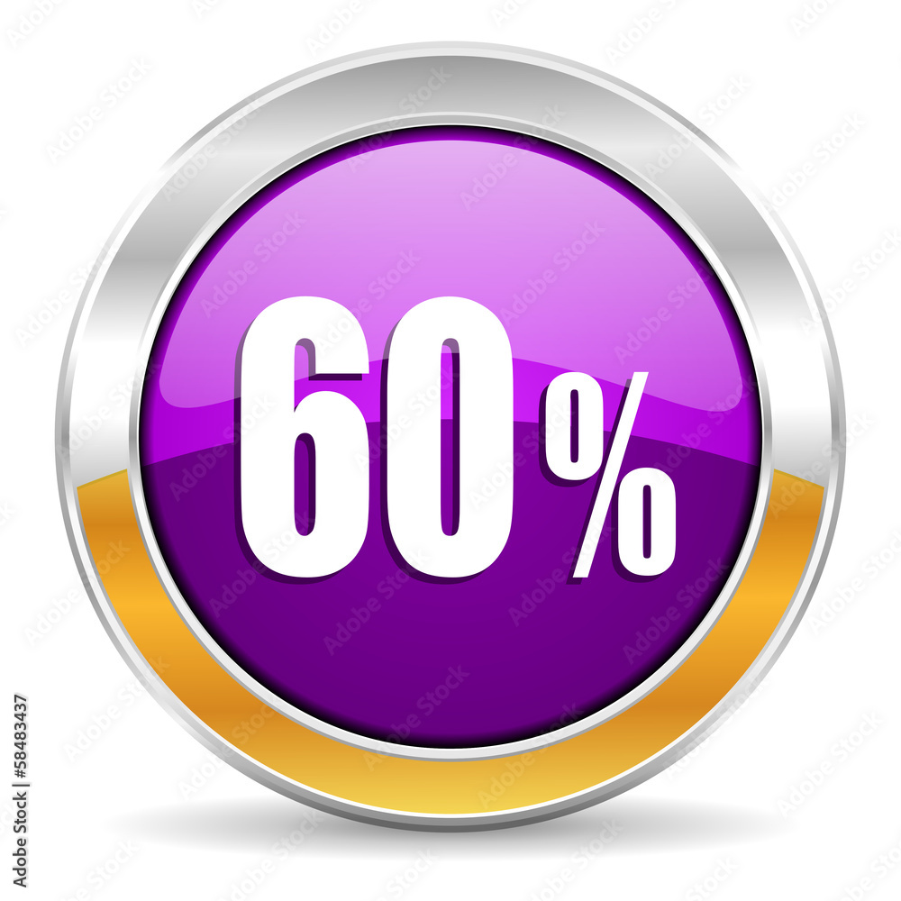 60 percent icon 60 percent icon