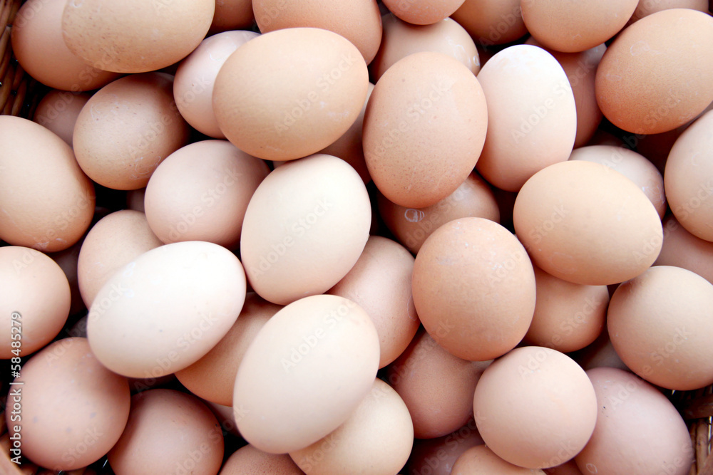 Stack of fresh egg Container box. Stack of fresh egg Container box.