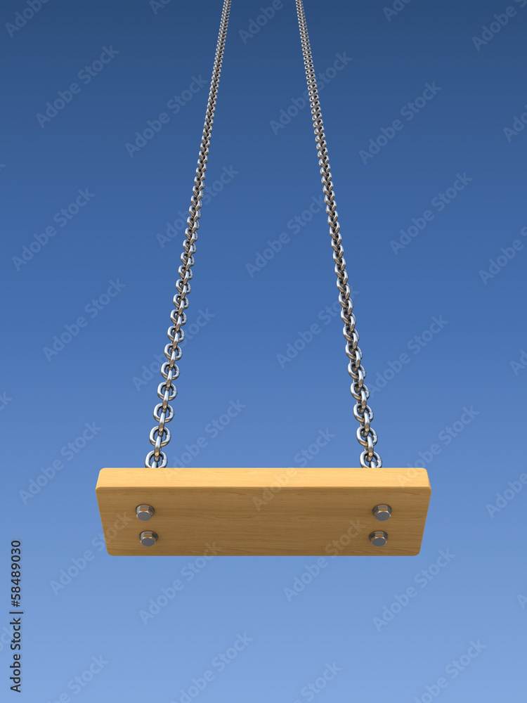 Swing on a chain Swing on a chain