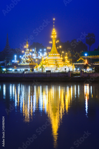 Wat Jong Klang in Maehongson province of Thailand