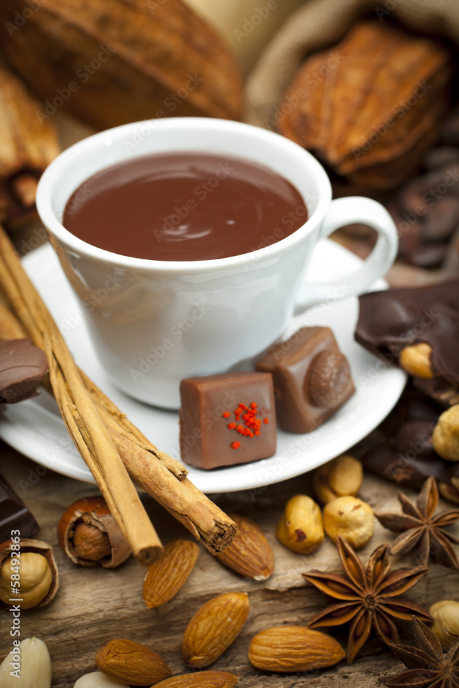 still life of chocolate cup still life of chocolate cup