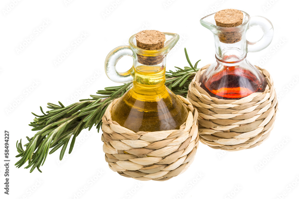Oil, vinegar and rosemary Oil, vinegar and rosemary