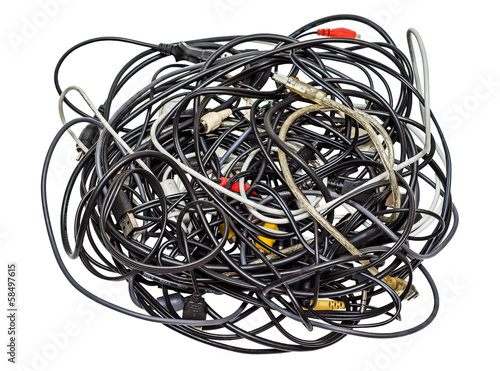 Heap of different cables