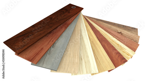 Flooring laminate or parqet samples © pajaro