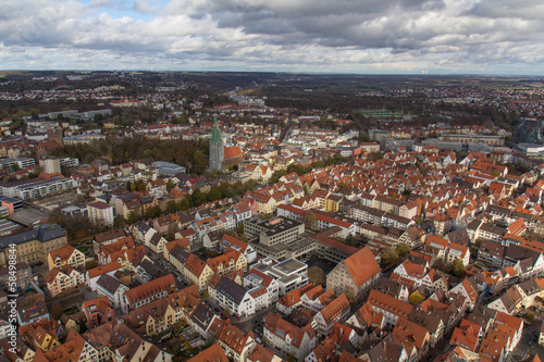 Fototapeta Naklejka Na Ścianę i Meble -  View from the top of the cathedral of Ulm