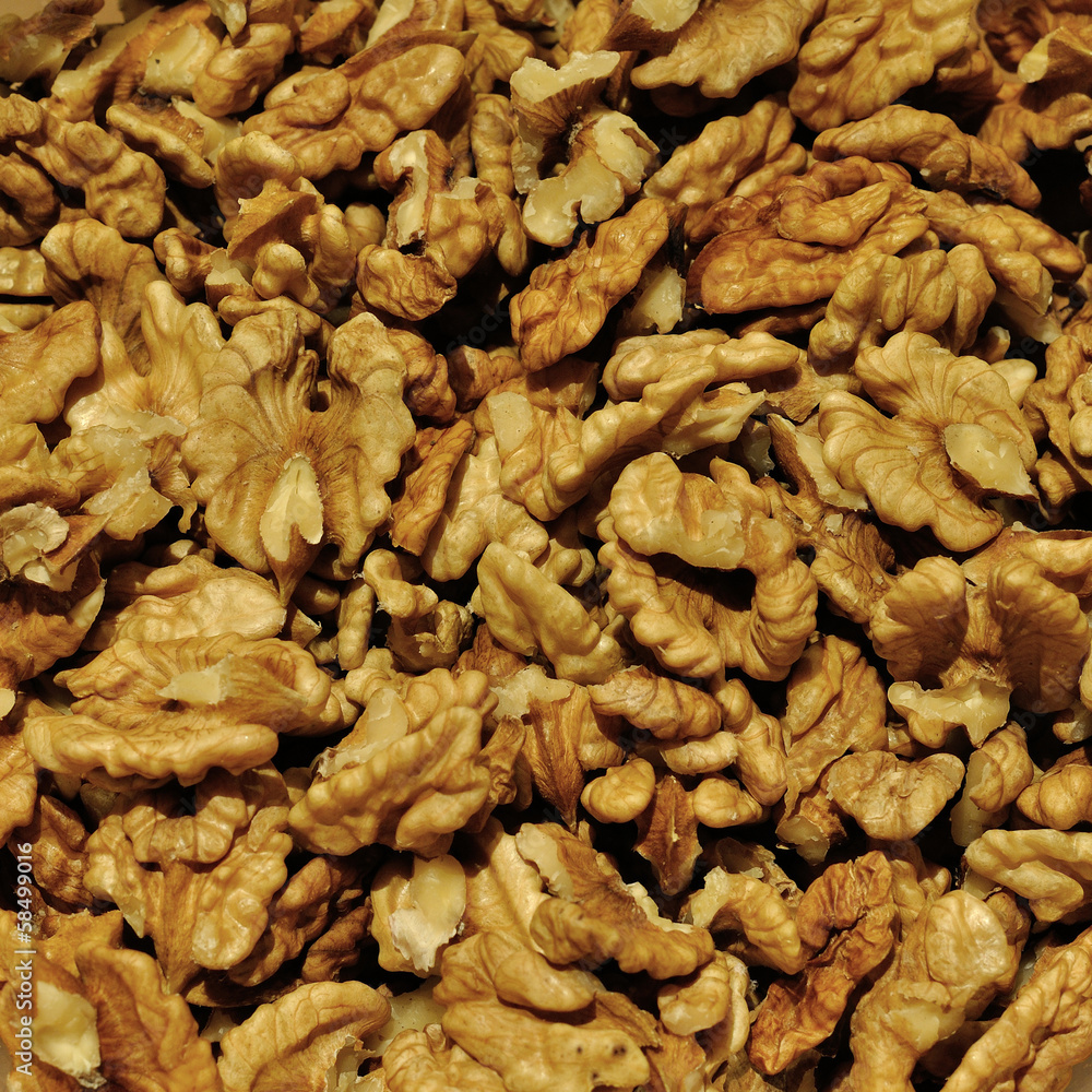 Walnuts background Walnuts background