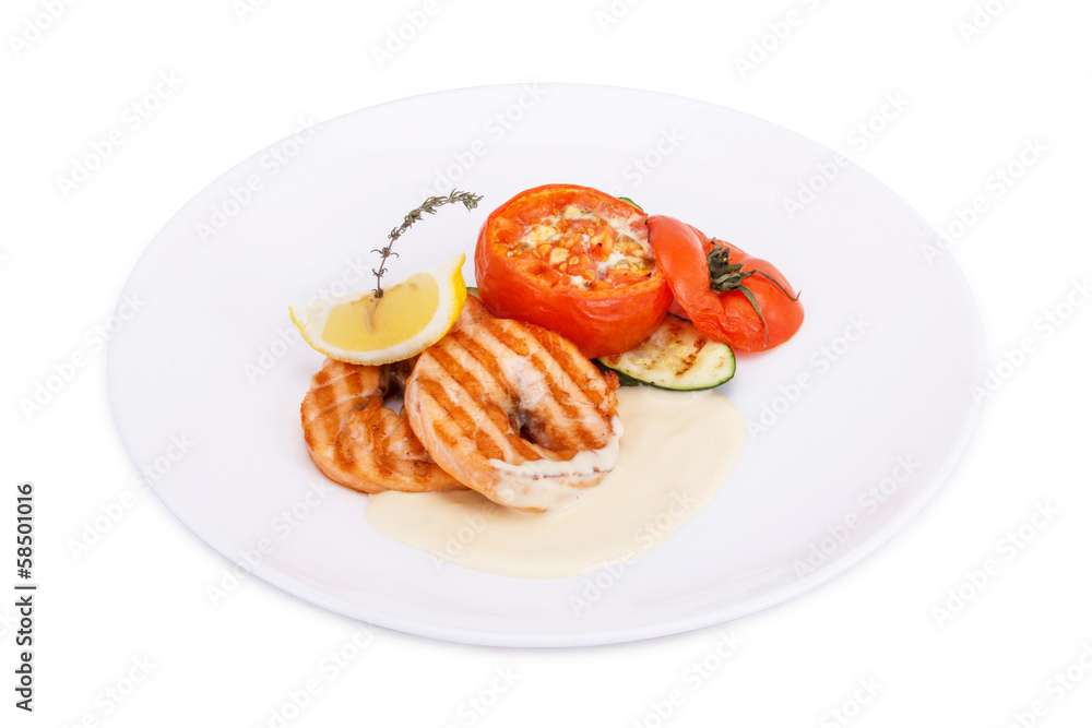 fresh grilled shrimps with tomato fresh grilled shrimps with tomato